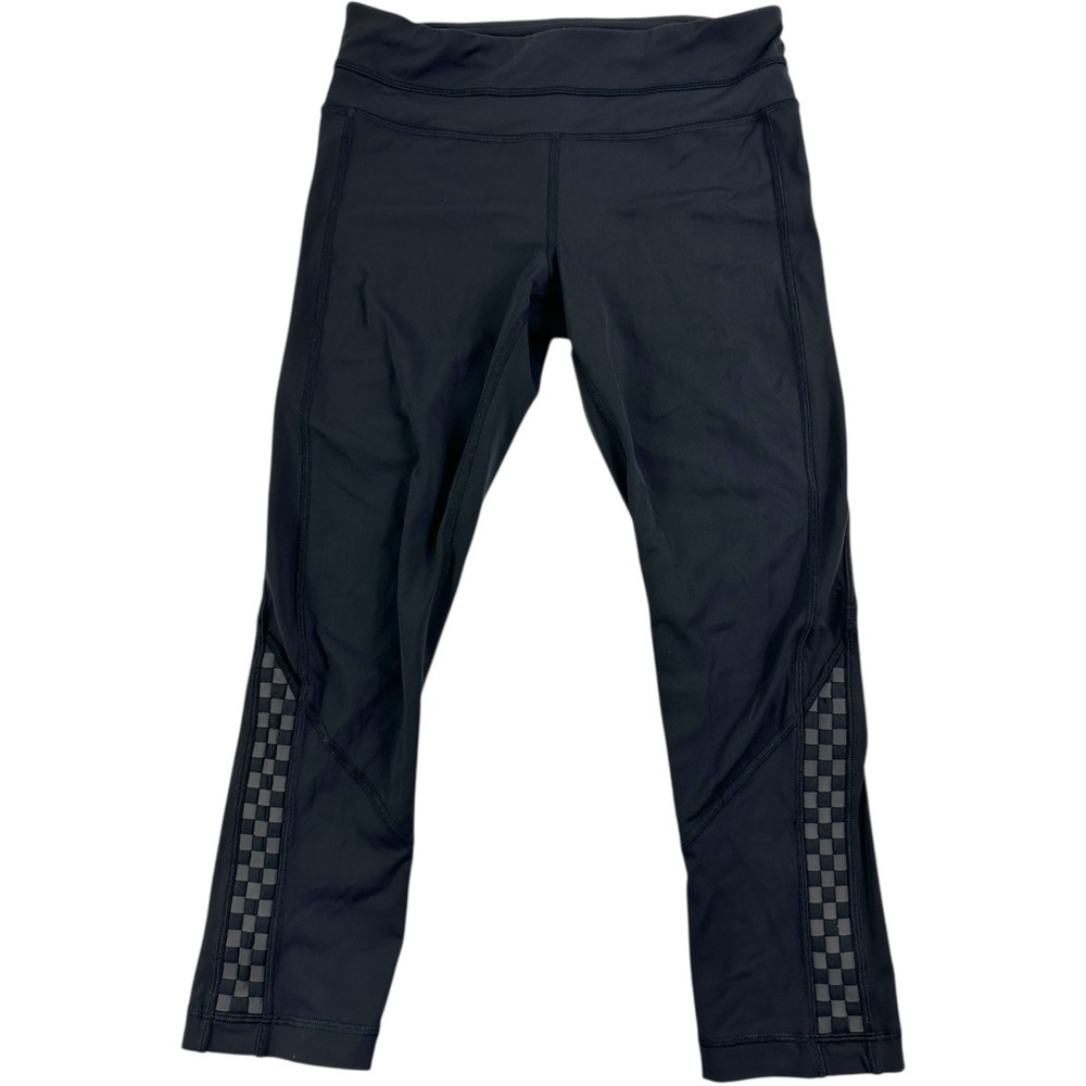 Lululemon Run: Inspire Crop II *Reflective Black Size 6